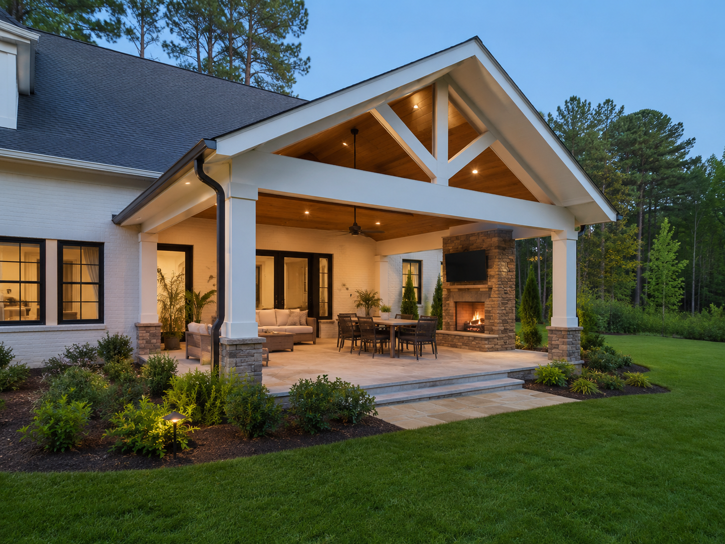 Covered patio